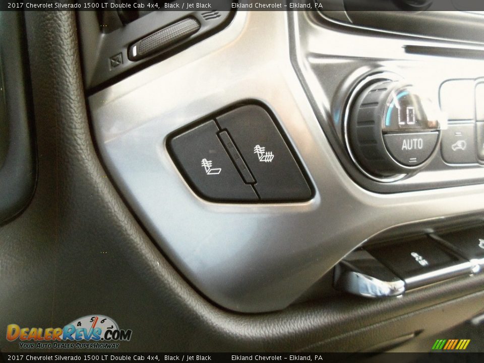 2017 Chevrolet Silverado 1500 LT Double Cab 4x4 Black / Jet Black Photo #20