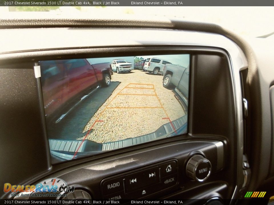 2017 Chevrolet Silverado 1500 LT Double Cab 4x4 Black / Jet Black Photo #21