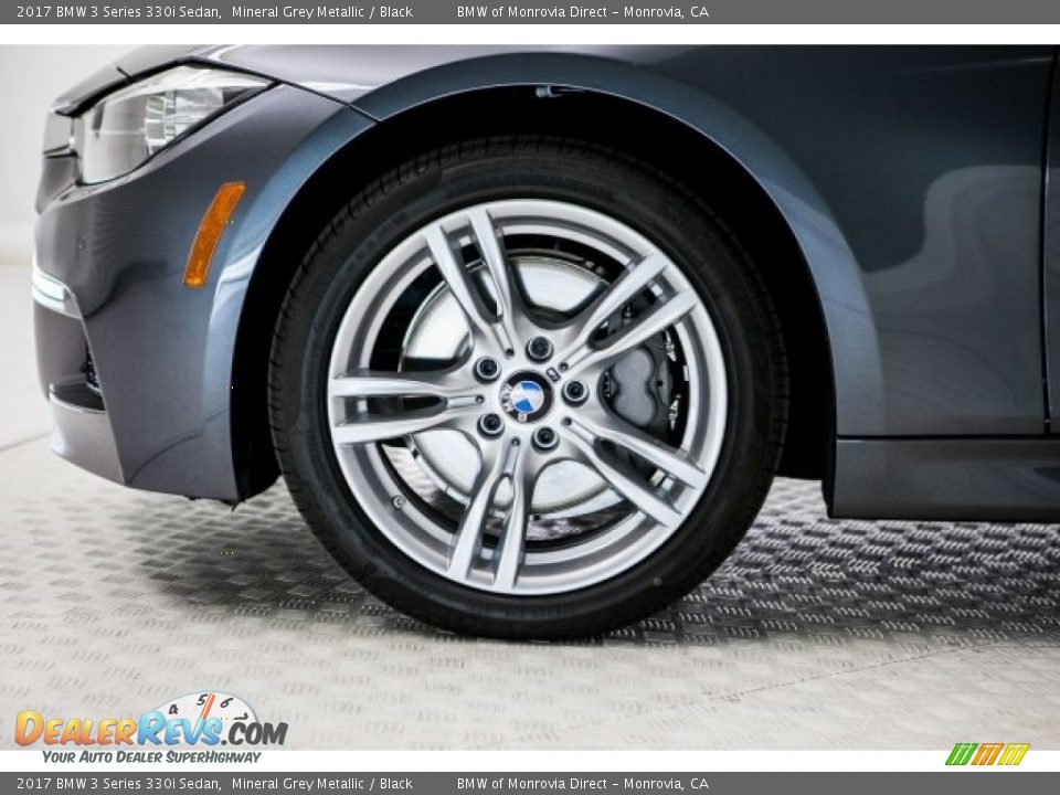 2017 BMW 3 Series 330i Sedan Mineral Grey Metallic / Black Photo #9