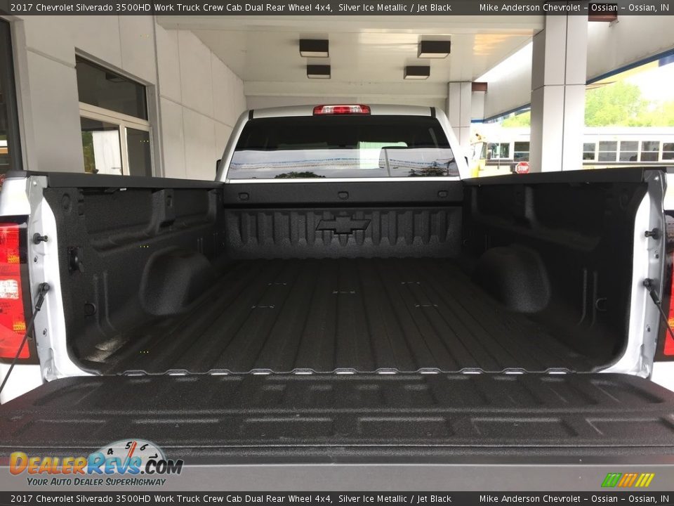 2017 Chevrolet Silverado 3500HD Work Truck Crew Cab Dual Rear Wheel 4x4 Silver Ice Metallic / Jet Black Photo #12