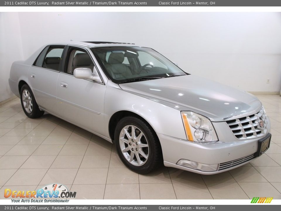 2011 Cadillac DTS Luxury Radiant Silver Metallic / Titanium/Dark Titanium Accents Photo #1