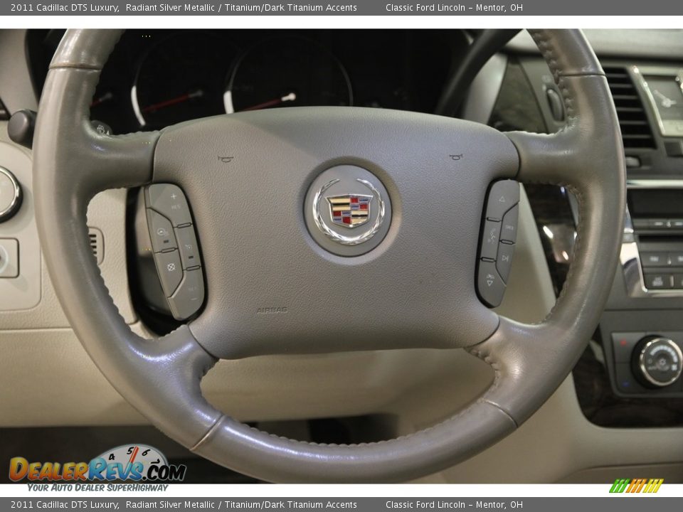 2011 Cadillac DTS Luxury Radiant Silver Metallic / Titanium/Dark Titanium Accents Photo #8