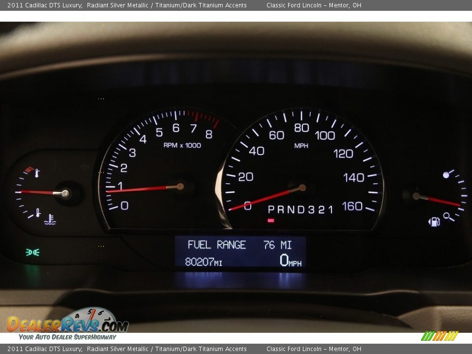 2011 Cadillac DTS Luxury Radiant Silver Metallic / Titanium/Dark Titanium Accents Photo #9