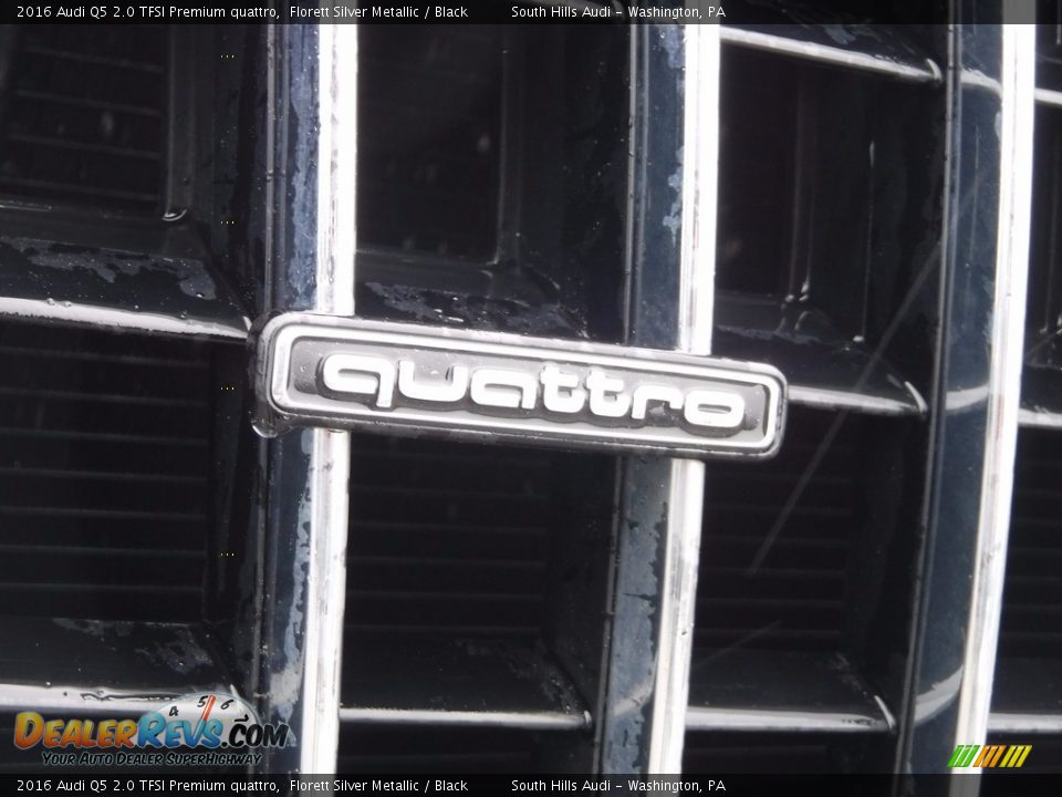 2016 Audi Q5 2.0 TFSI Premium quattro Florett Silver Metallic / Black Photo #7