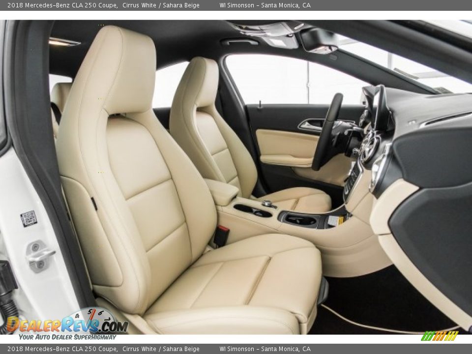 Sahara Beige Interior - 2018 Mercedes-Benz CLA 250 Coupe Photo #2