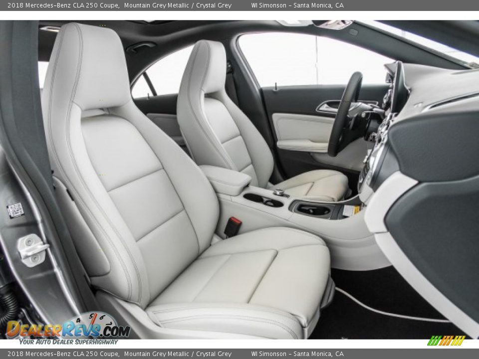 Crystal Grey Interior - 2018 Mercedes-Benz CLA 250 Coupe Photo #2