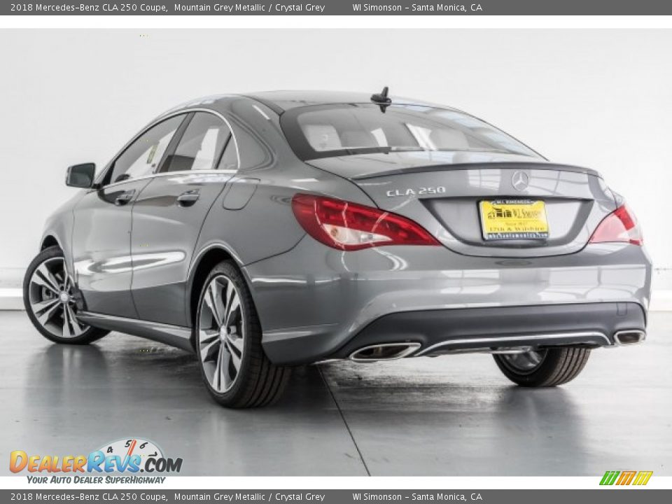 2018 Mercedes-Benz CLA 250 Coupe Mountain Grey Metallic / Crystal Grey Photo #3