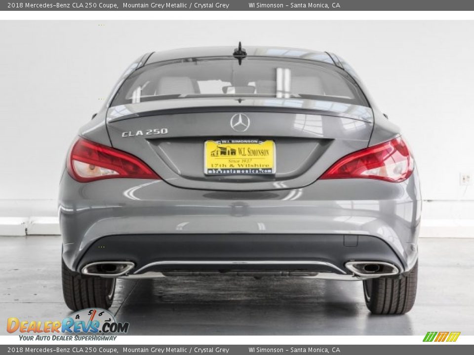 2018 Mercedes-Benz CLA 250 Coupe Mountain Grey Metallic / Crystal Grey Photo #4
