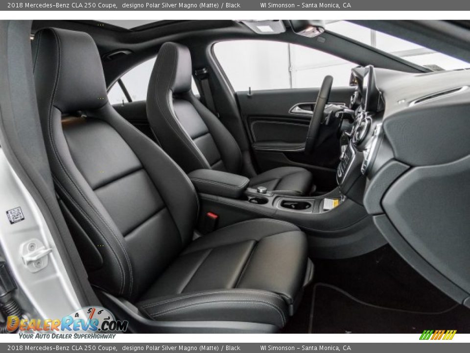 Black Interior - 2018 Mercedes-Benz CLA 250 Coupe Photo #2