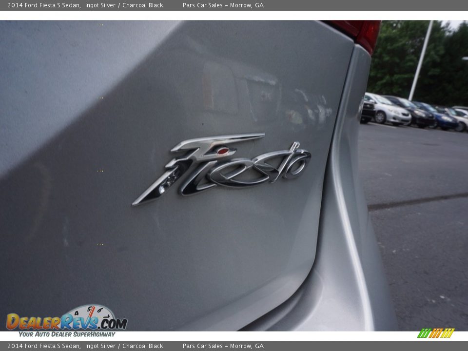2014 Ford Fiesta S Sedan Ingot Silver / Charcoal Black Photo #10
