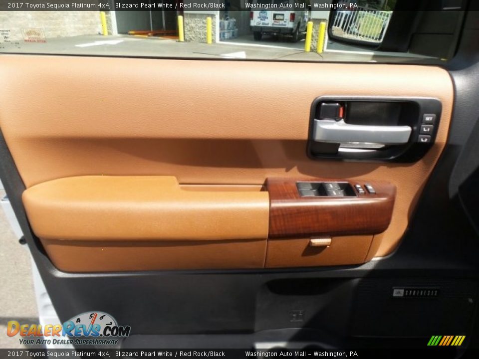 Door Panel of 2017 Toyota Sequoia Platinum 4x4 Photo #18