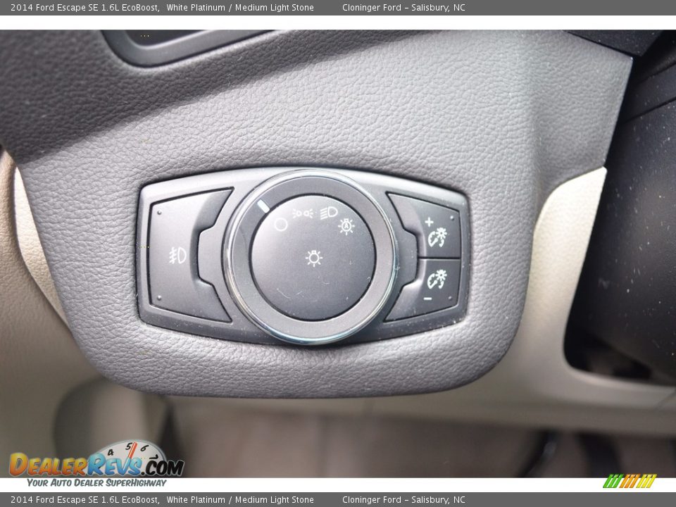 2014 Ford Escape SE 1.6L EcoBoost White Platinum / Medium Light Stone Photo #24