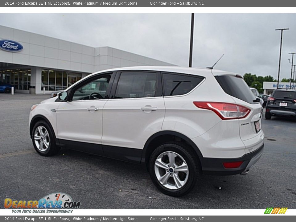 2014 Ford Escape SE 1.6L EcoBoost White Platinum / Medium Light Stone Photo #27
