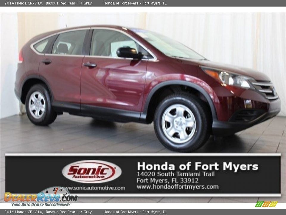 2014 Honda CR-V LX Basque Red Pearl II / Gray Photo #1