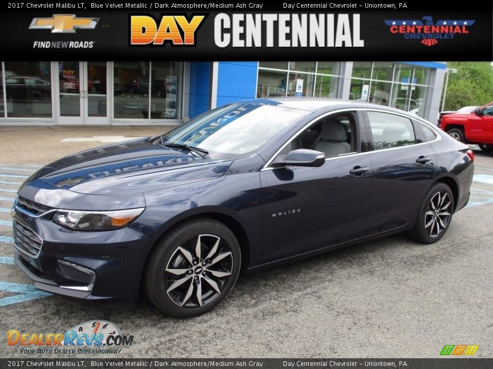 2017 Chevrolet Malibu LT Blue Velvet Metallic / Dark Atmosphere/Medium Ash Gray Photo #1