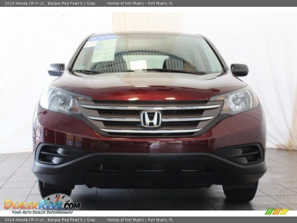 2014 Honda CR-V LX Basque Red Pearl II / Gray Photo #3