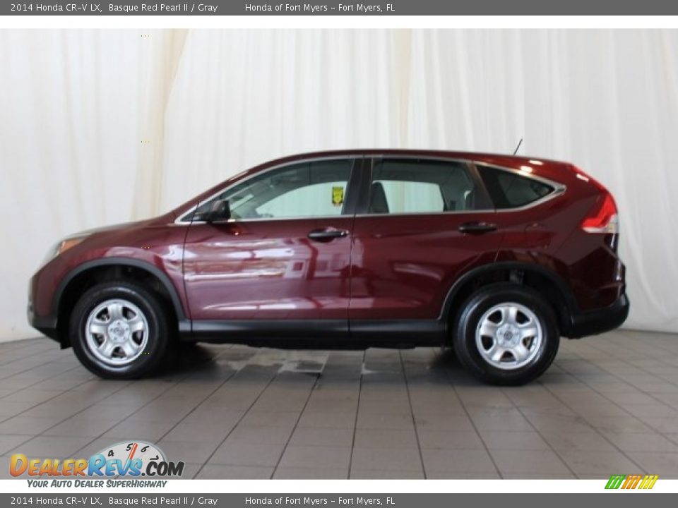 2014 Honda CR-V LX Basque Red Pearl II / Gray Photo #4