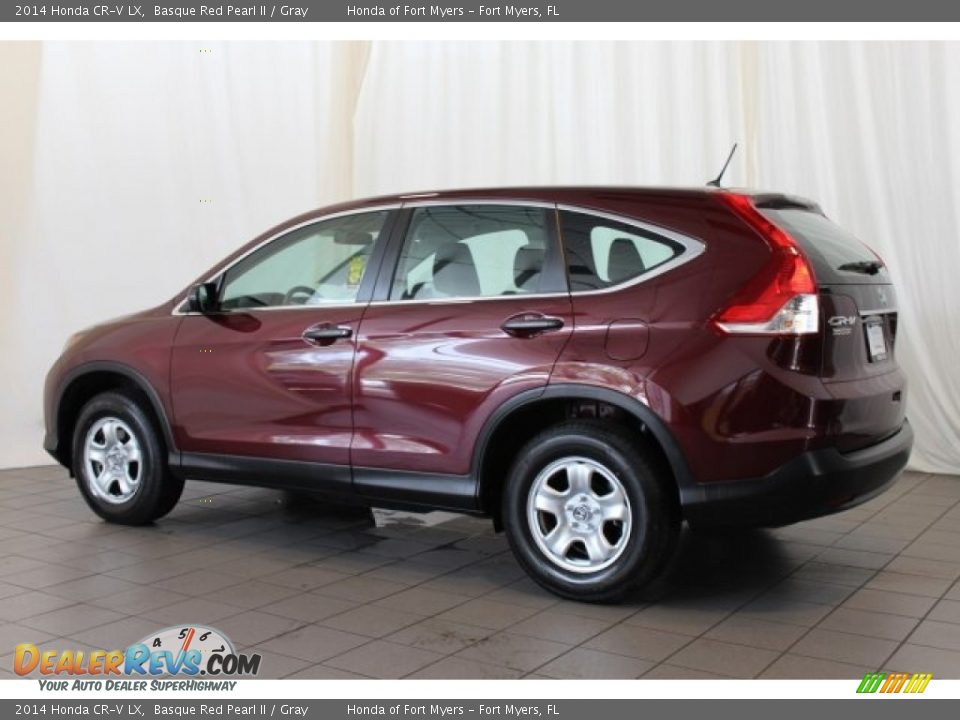 2014 Honda CR-V LX Basque Red Pearl II / Gray Photo #5