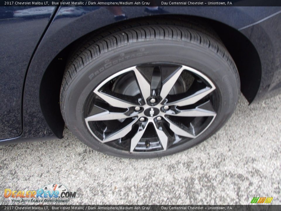 2017 Chevrolet Malibu LT Blue Velvet Metallic / Dark Atmosphere/Medium Ash Gray Photo #3