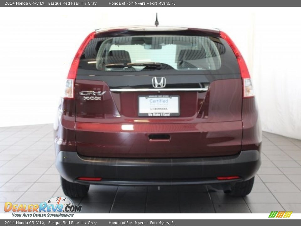 2014 Honda CR-V LX Basque Red Pearl II / Gray Photo #6