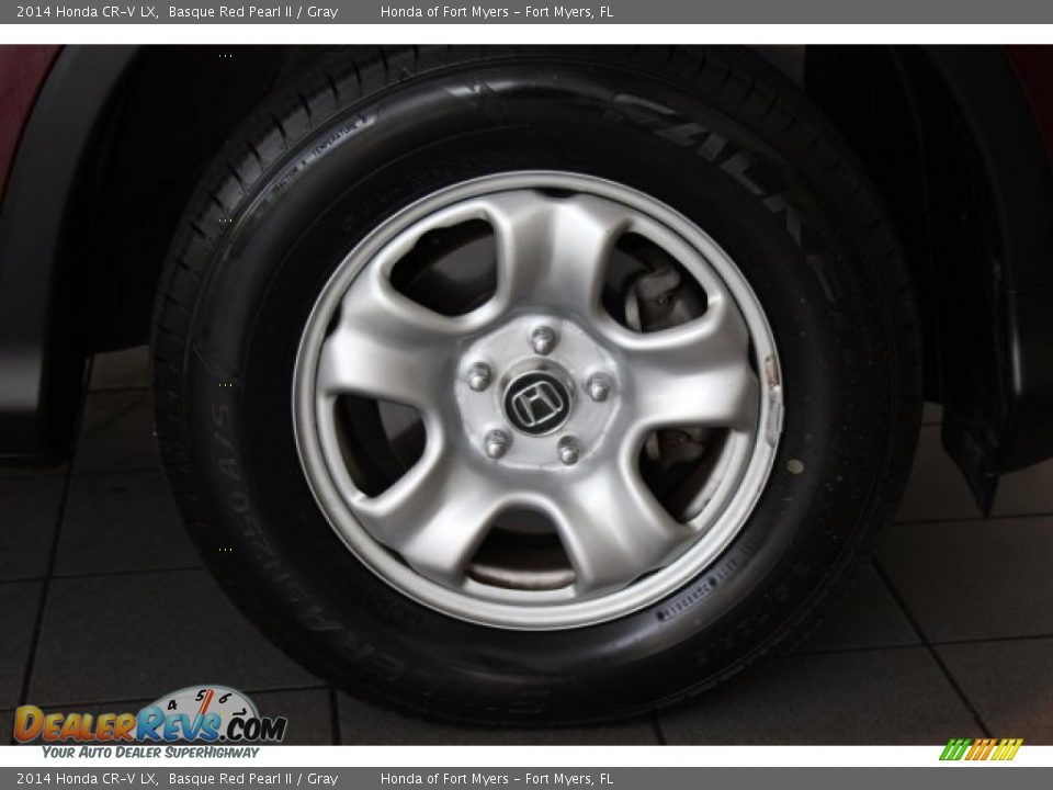 2014 Honda CR-V LX Basque Red Pearl II / Gray Photo #7