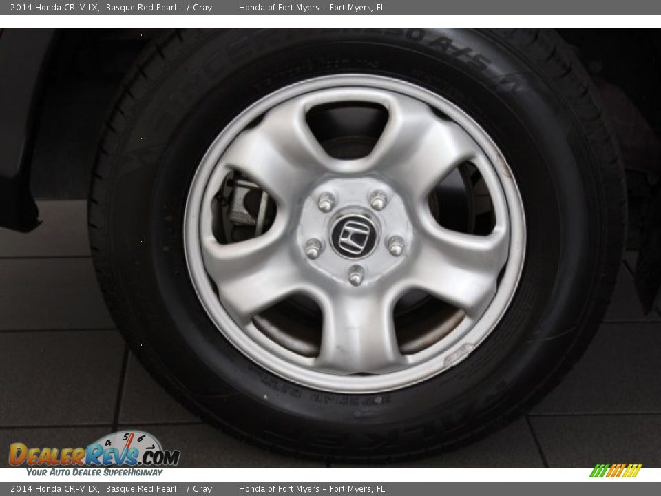 2014 Honda CR-V LX Basque Red Pearl II / Gray Photo #8