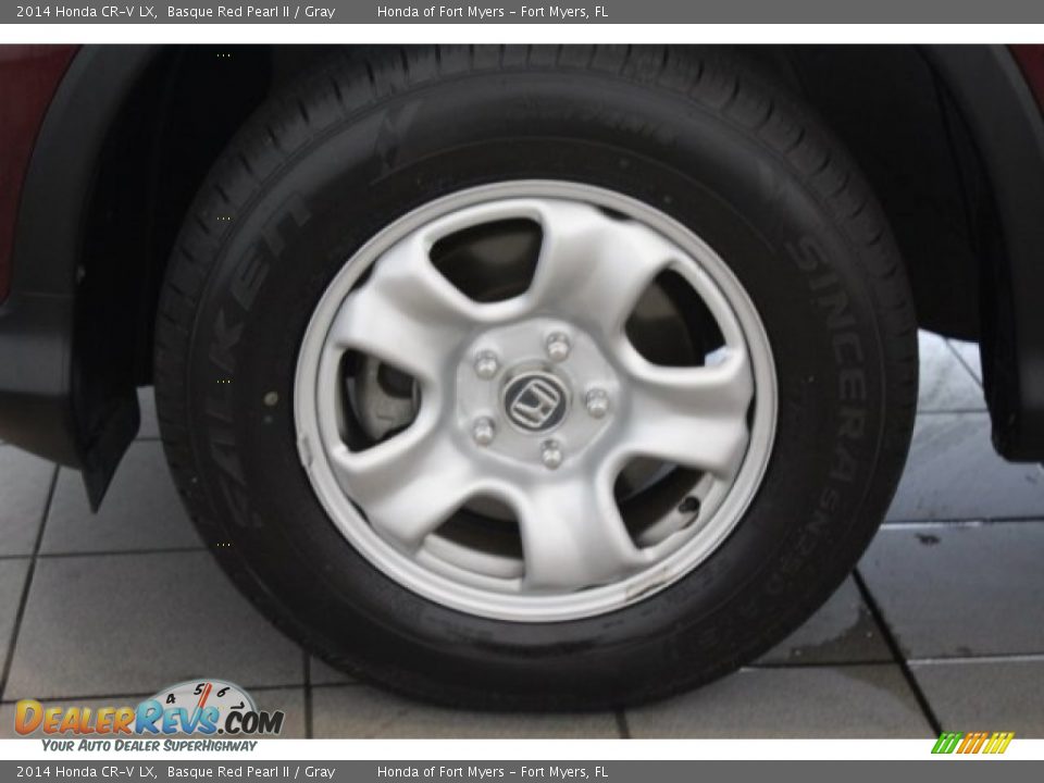 2014 Honda CR-V LX Basque Red Pearl II / Gray Photo #9