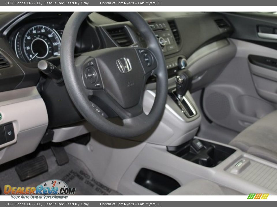 2014 Honda CR-V LX Basque Red Pearl II / Gray Photo #14