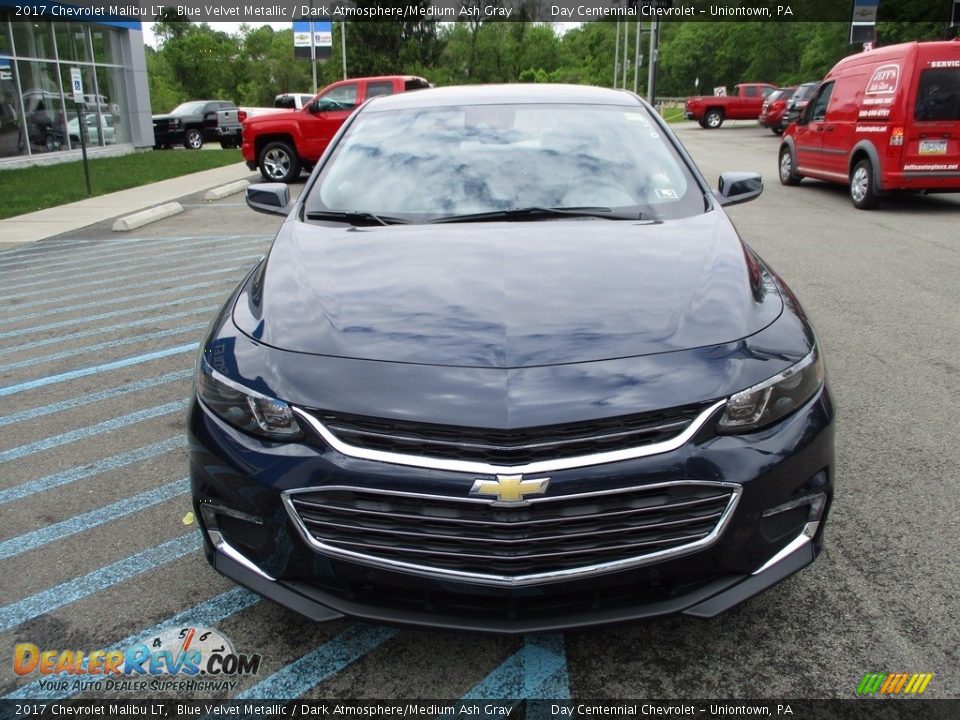 2017 Chevrolet Malibu LT Blue Velvet Metallic / Dark Atmosphere/Medium Ash Gray Photo #9
