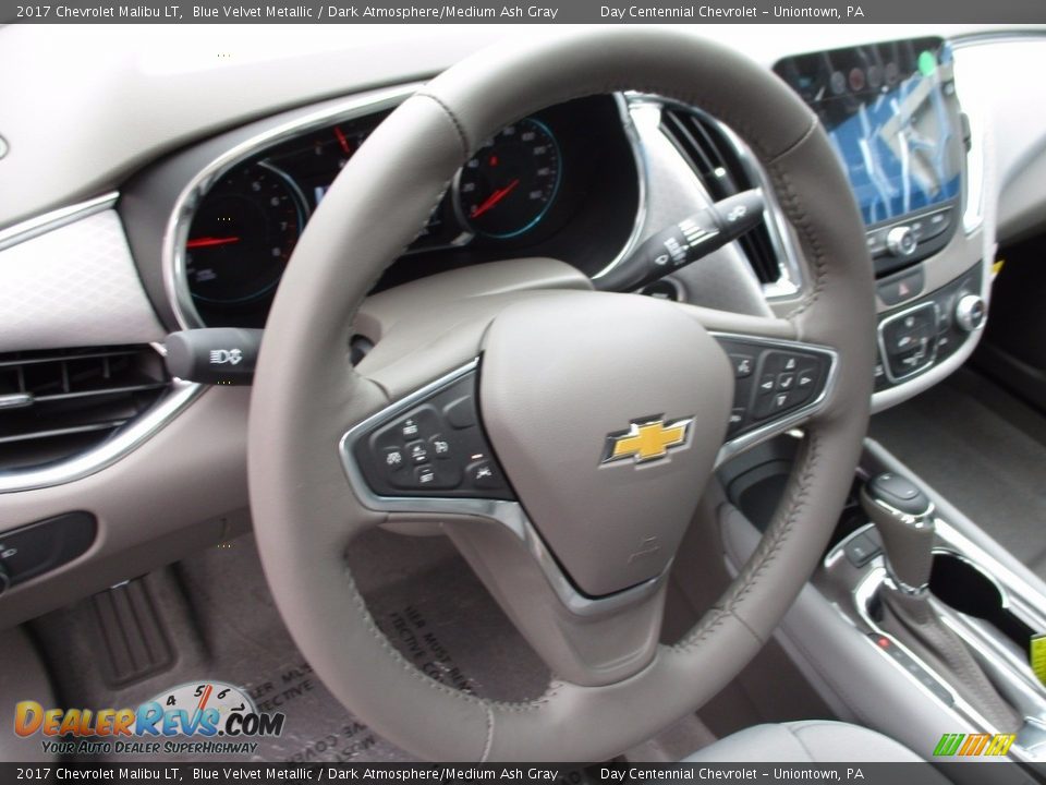 2017 Chevrolet Malibu LT Blue Velvet Metallic / Dark Atmosphere/Medium Ash Gray Photo #14