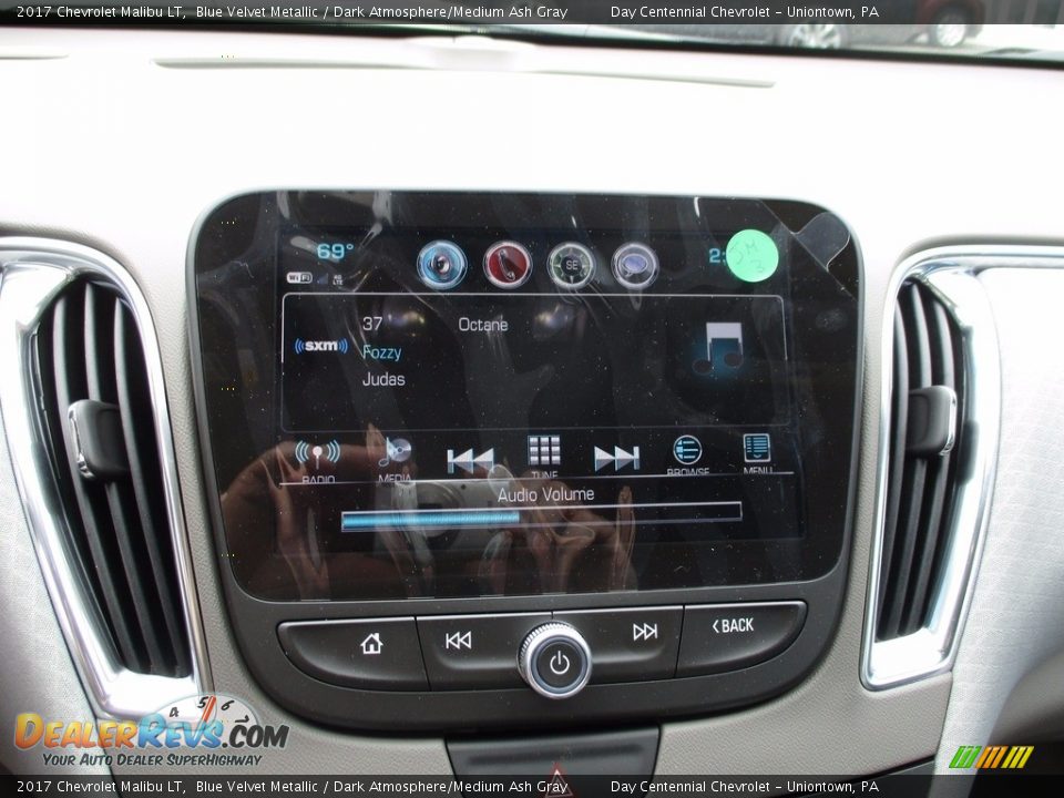 2017 Chevrolet Malibu LT Blue Velvet Metallic / Dark Atmosphere/Medium Ash Gray Photo #16