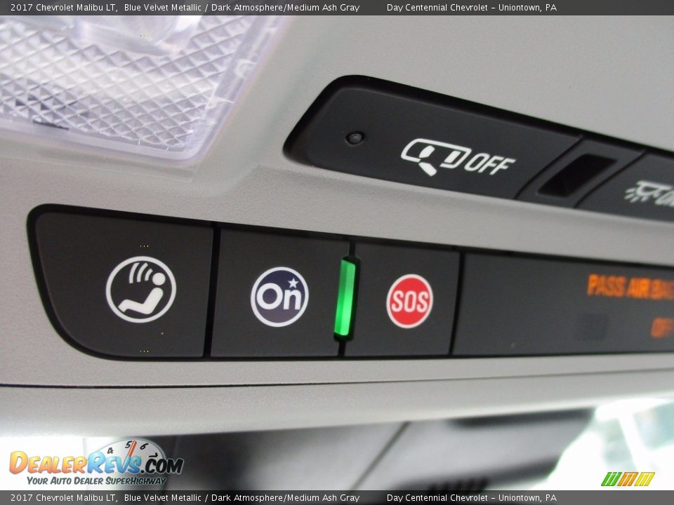 2017 Chevrolet Malibu LT Blue Velvet Metallic / Dark Atmosphere/Medium Ash Gray Photo #18