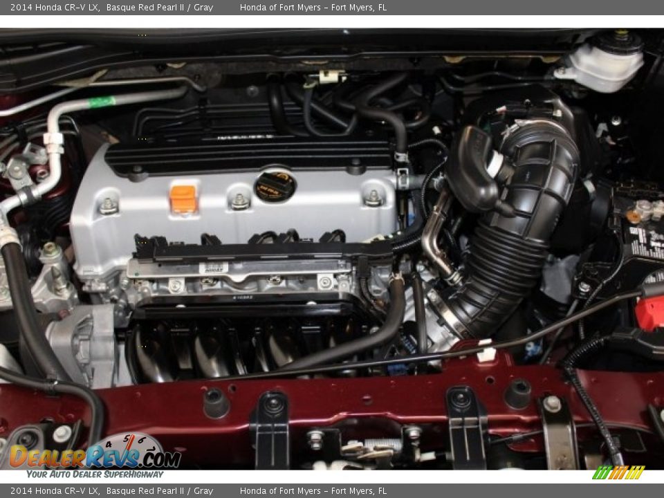 2014 Honda CR-V LX Basque Red Pearl II / Gray Photo #30