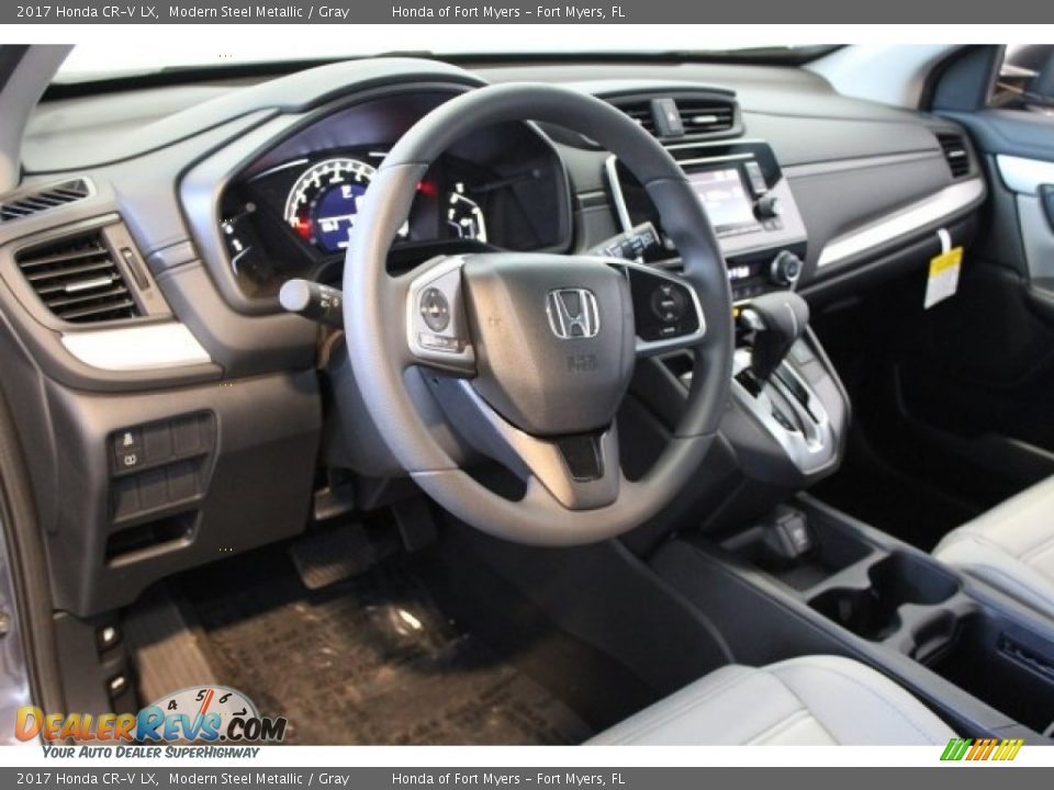 2017 Honda CR-V LX Modern Steel Metallic / Gray Photo #10