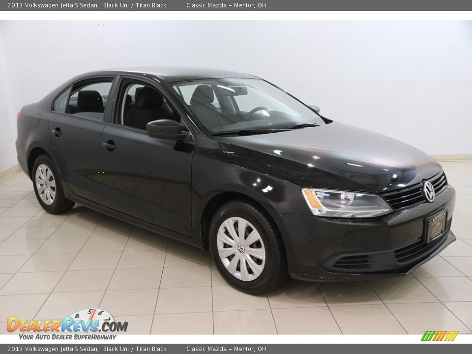 2013 Volkswagen Jetta S Sedan Black Uni / Titan Black Photo #1