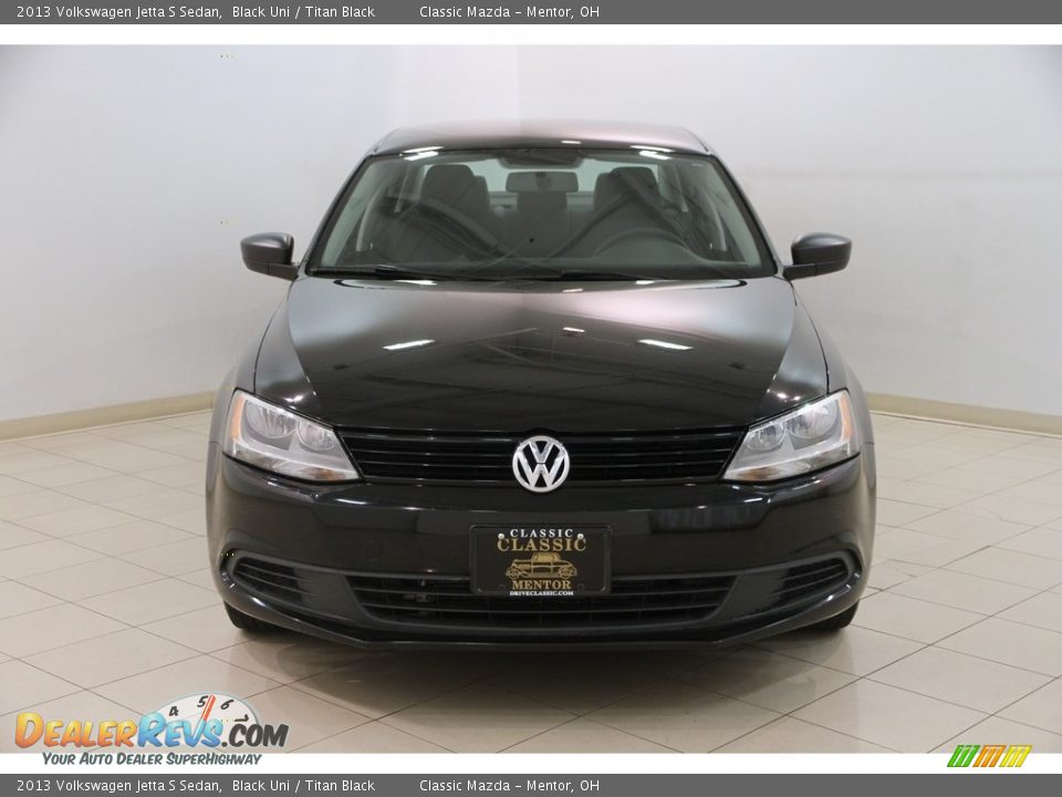 2013 Volkswagen Jetta S Sedan Black Uni / Titan Black Photo #2