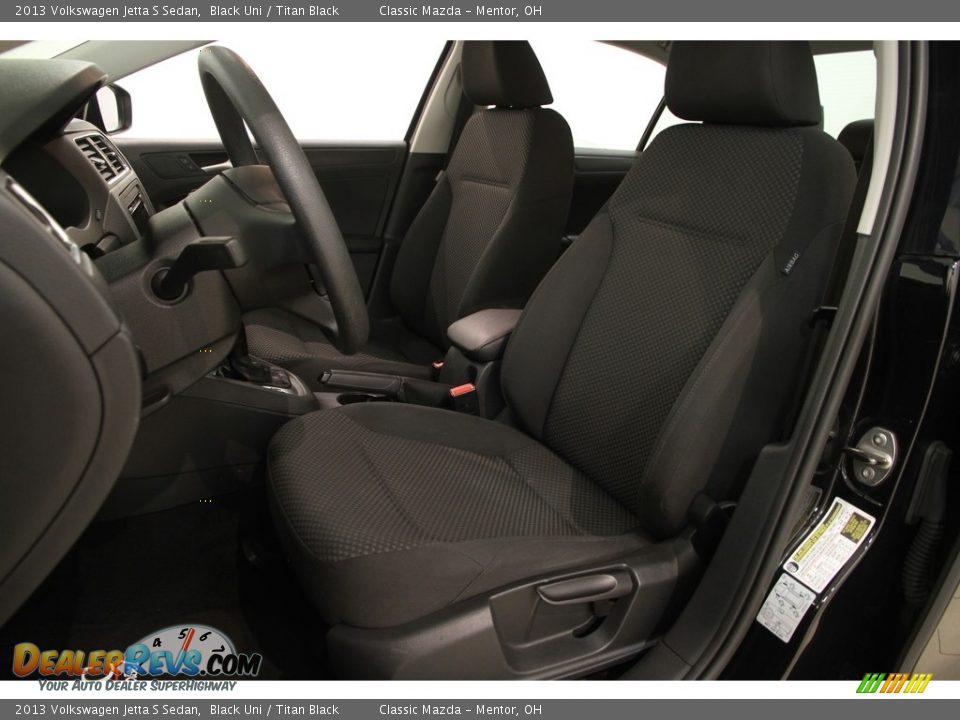 2013 Volkswagen Jetta S Sedan Black Uni / Titan Black Photo #5