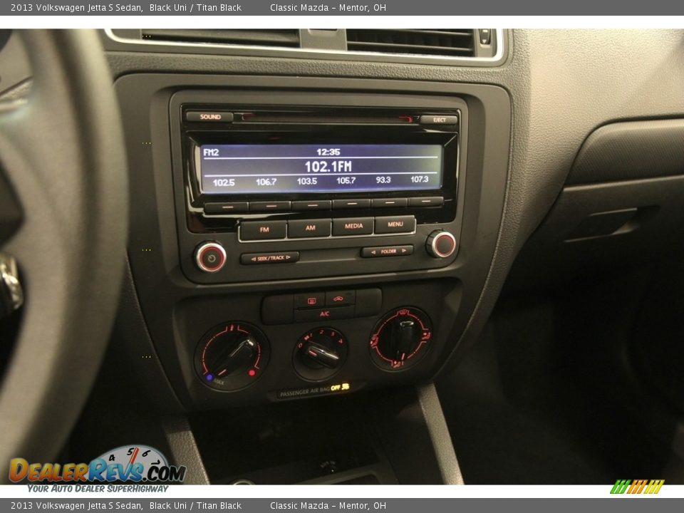 2013 Volkswagen Jetta S Sedan Black Uni / Titan Black Photo #8
