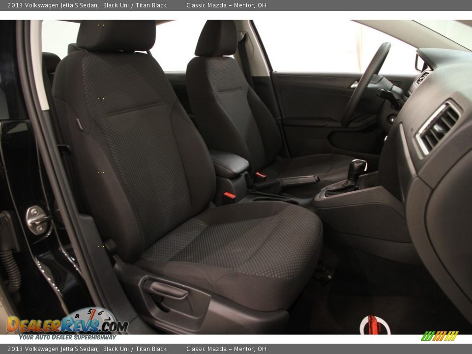 2013 Volkswagen Jetta S Sedan Black Uni / Titan Black Photo #10
