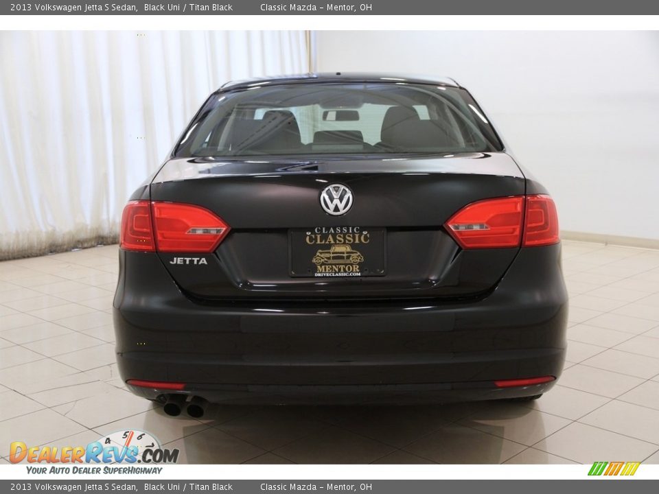 2013 Volkswagen Jetta S Sedan Black Uni / Titan Black Photo #13