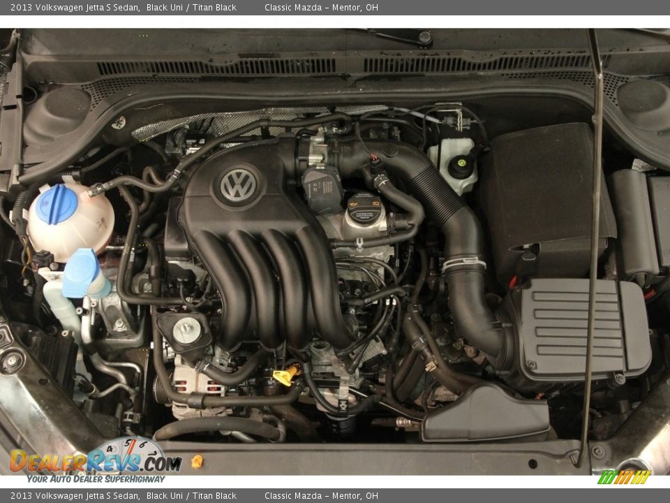 2013 Volkswagen Jetta S Sedan Black Uni / Titan Black Photo #14