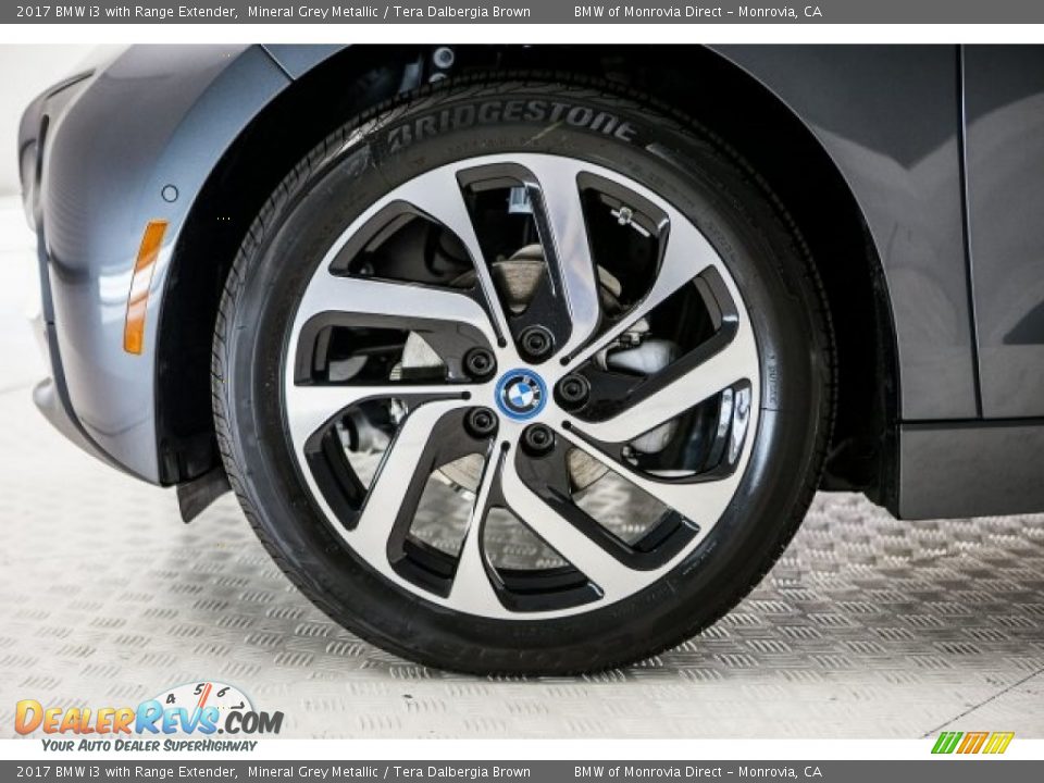 2017 BMW i3 with Range Extender Mineral Grey Metallic / Tera Dalbergia Brown Photo #9