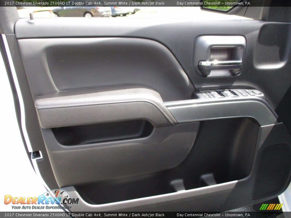 2017 Chevrolet Silverado 2500HD LT Double Cab 4x4 Summit White / Dark Ash/Jet Black Photo #11