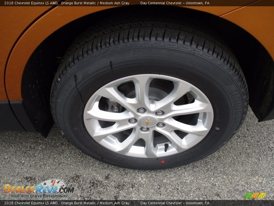 2018 Chevrolet Equinox LS AWD Orange Burst Metallic / Medium Ash Gray Photo #3