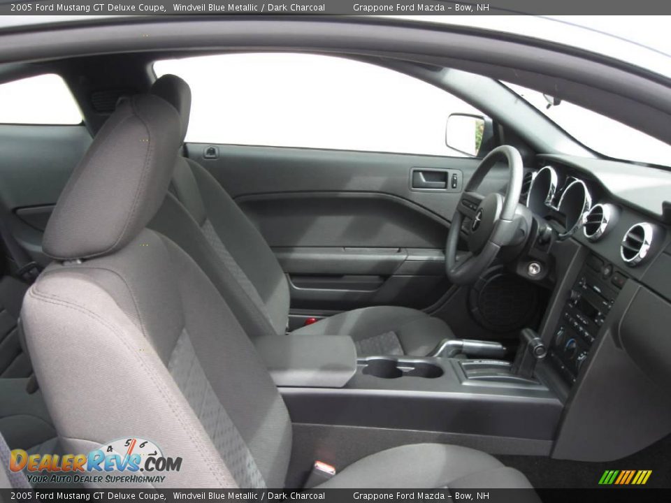 2005 Ford Mustang GT Deluxe Coupe Windveil Blue Metallic / Dark Charcoal Photo #6