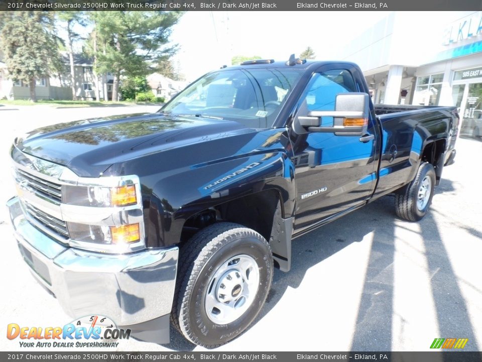 2017 Chevrolet Silverado 2500HD Work Truck Regular Cab 4x4 Black / Dark Ash/Jet Black Photo #1