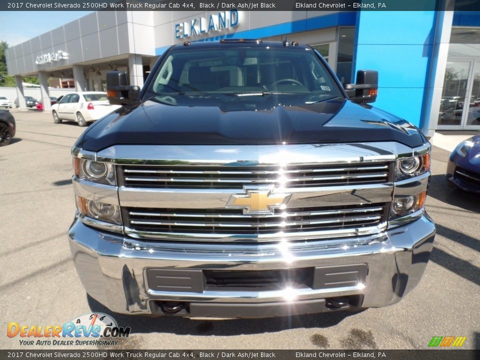 2017 Chevrolet Silverado 2500HD Work Truck Regular Cab 4x4 Black / Dark Ash/Jet Black Photo #2