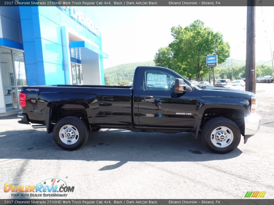 2017 Chevrolet Silverado 2500HD Work Truck Regular Cab 4x4 Black / Dark Ash/Jet Black Photo #4
