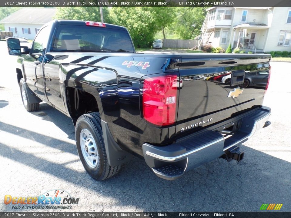2017 Chevrolet Silverado 2500HD Work Truck Regular Cab 4x4 Black / Dark Ash/Jet Black Photo #7