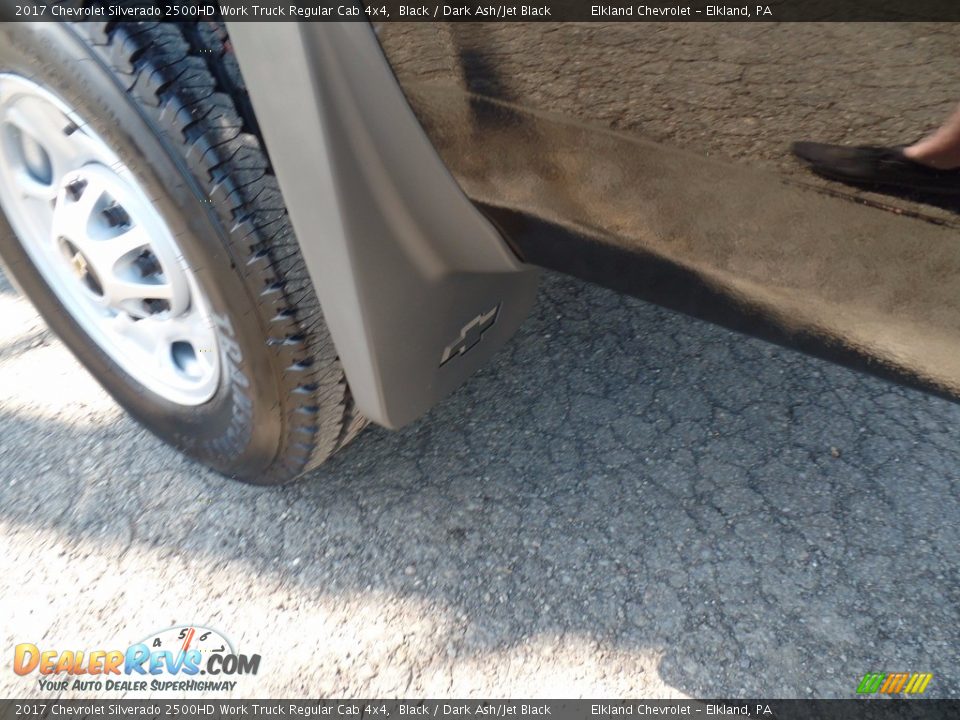 2017 Chevrolet Silverado 2500HD Work Truck Regular Cab 4x4 Black / Dark Ash/Jet Black Photo #10